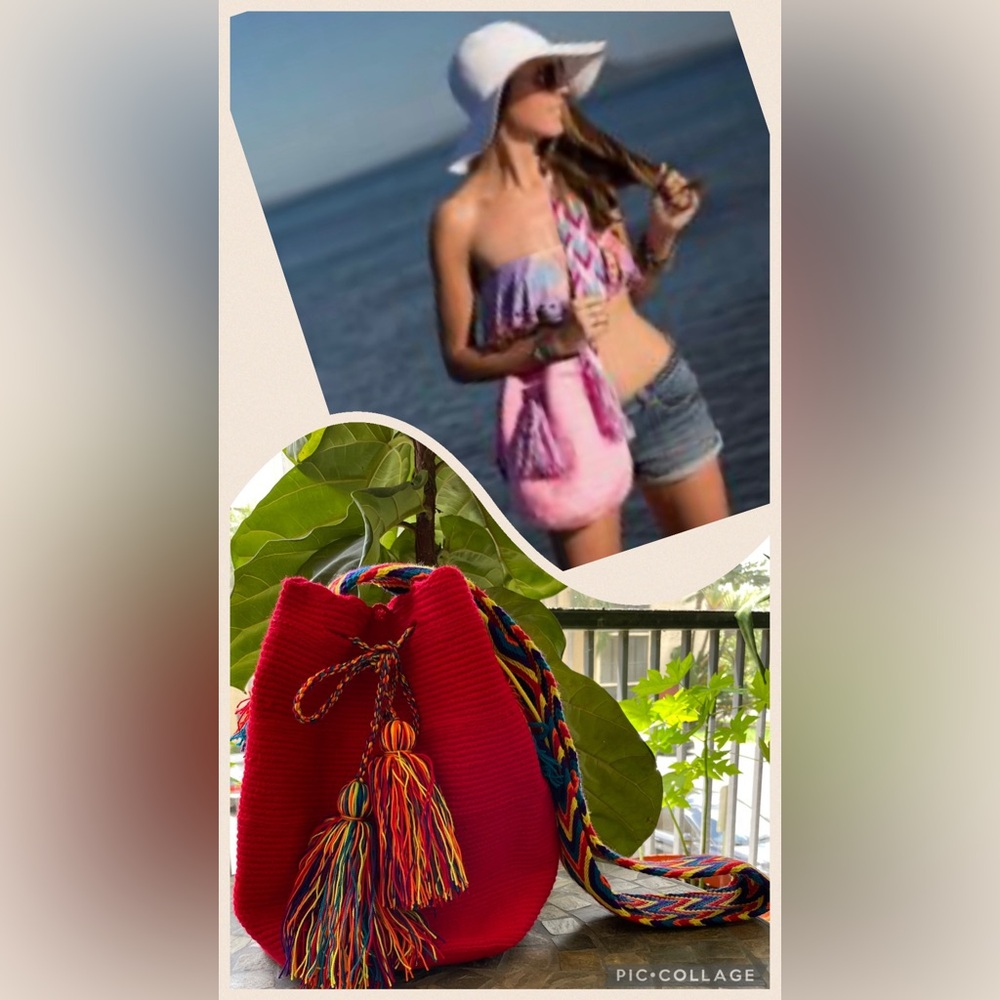 Colombian Wayuu Mochila Crossbody Bag